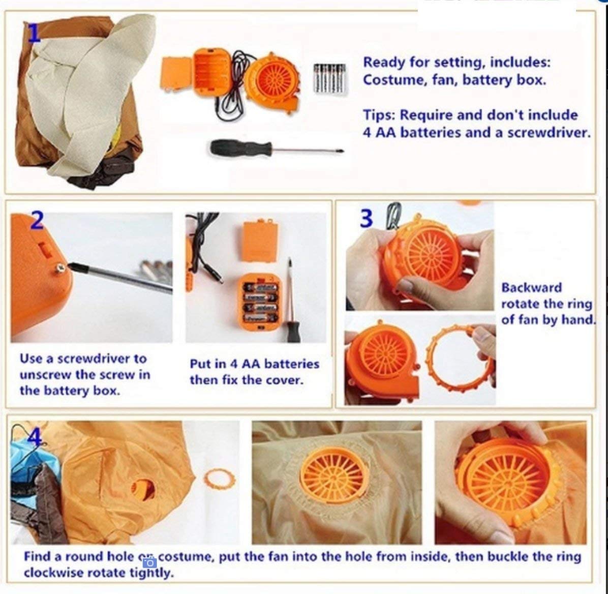 xiaoyi Child Inflatable Size Red Dinosaur toys Cosplay Jumpsuit Halloween Party Halloween Fancy Dress Blow Up Party Cosplay Costume (Child Dinosaur)