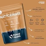 Hybrid Health Nattokinase 5000FU 250mg 180 Vegan Capsules 3-Month Supply view 2