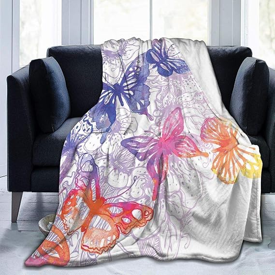 YelloSun Flannel Fleece Throw Blankets,Fantastic Composition with