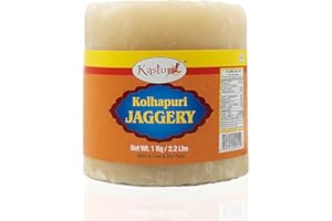 Kasturi Kolhapuri Gur (Jaggery) �C Indian Unrefined Raw Cane Sugar | No Color Added | Gluten Friendly | Vegan | Non-GMO | No S