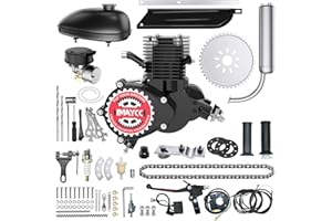 IMAYCC Bike Motor Kit 100cc Motorized Bike Kit 2 Stroke Gas Bicycle Engine Conversion Kit Fit for 26-28" Bikes (100CC Black)