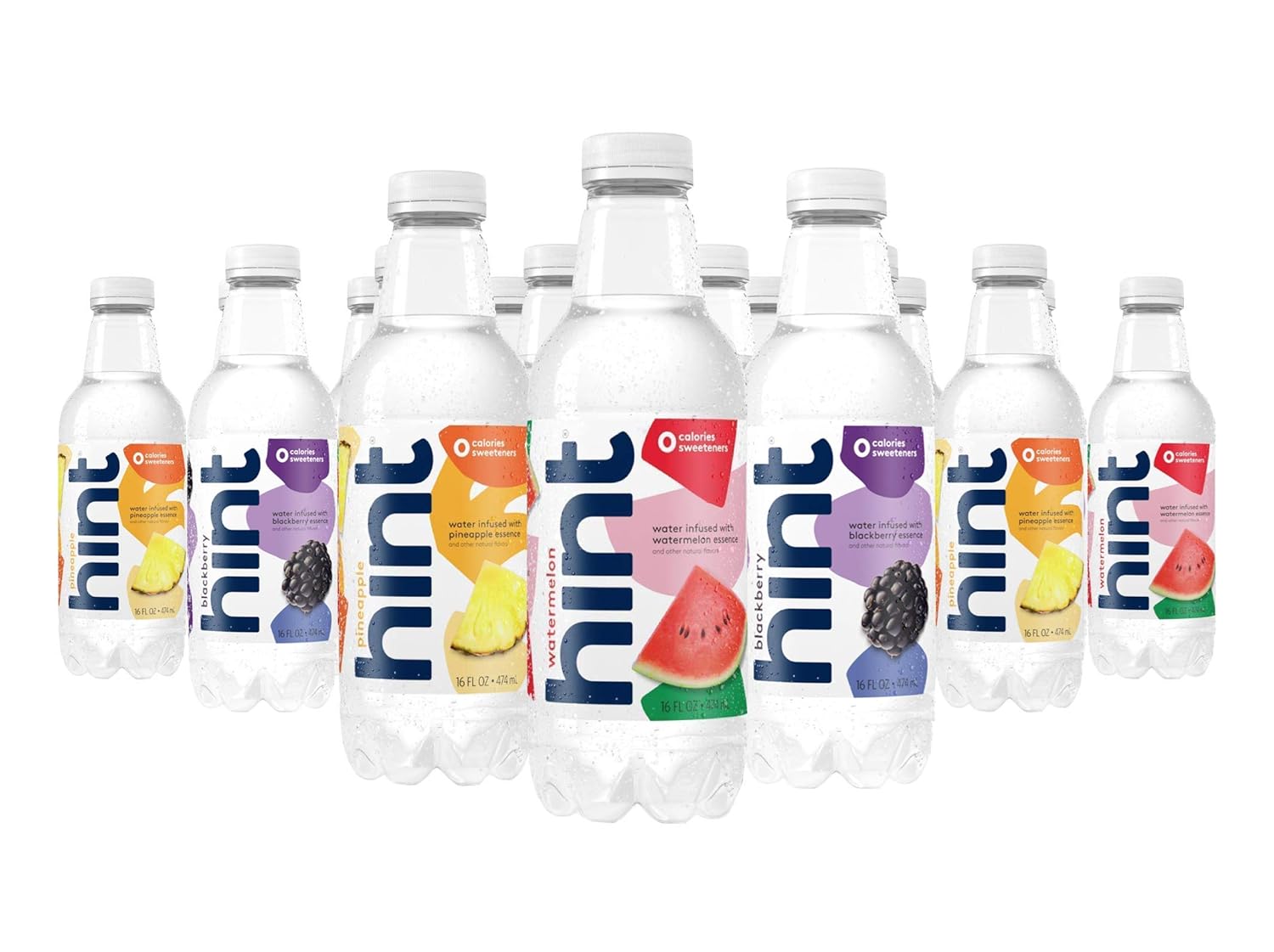 Hint Water Infused With Fruit Flavor, Zero Calories And Zero Sweetener