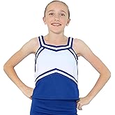 Danzcue Girls Sweetheart Cheerleaders Uniform Shell Top