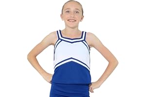 Danzcue Girls Sweetheart Cheerleaders Uniform Shell Top