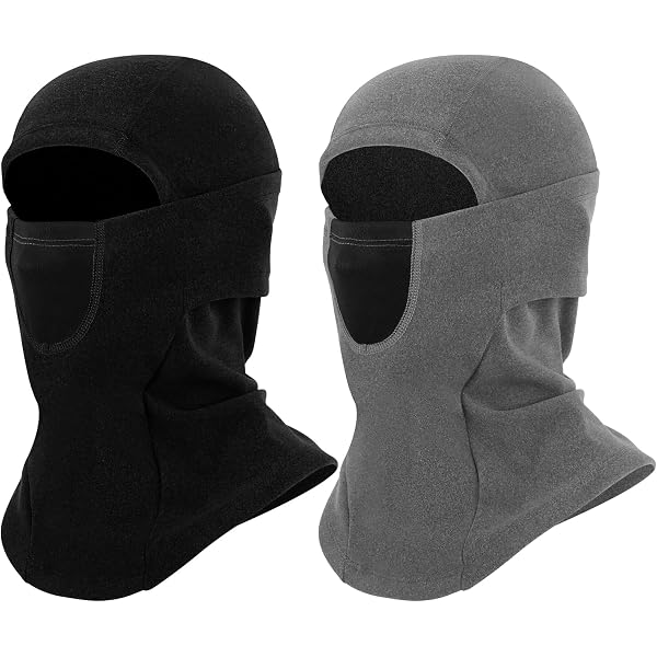 3-Piece Fleece Balaclava Set Windproof Adjustable Winter Sports Mask 3-in-1 Winter Outdoor Warm Pullover Hat & Neck Warmer Face  main image 4