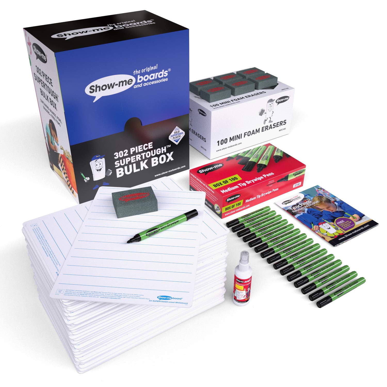 Show-me Supertough Lined Boards, 300 Pieces