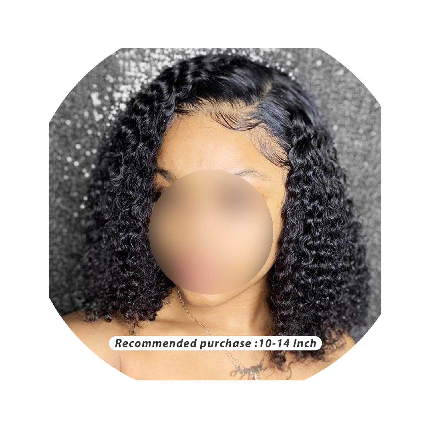 Amazon Com Curly Lace Front Human Hair Wigs With Baby Hair
