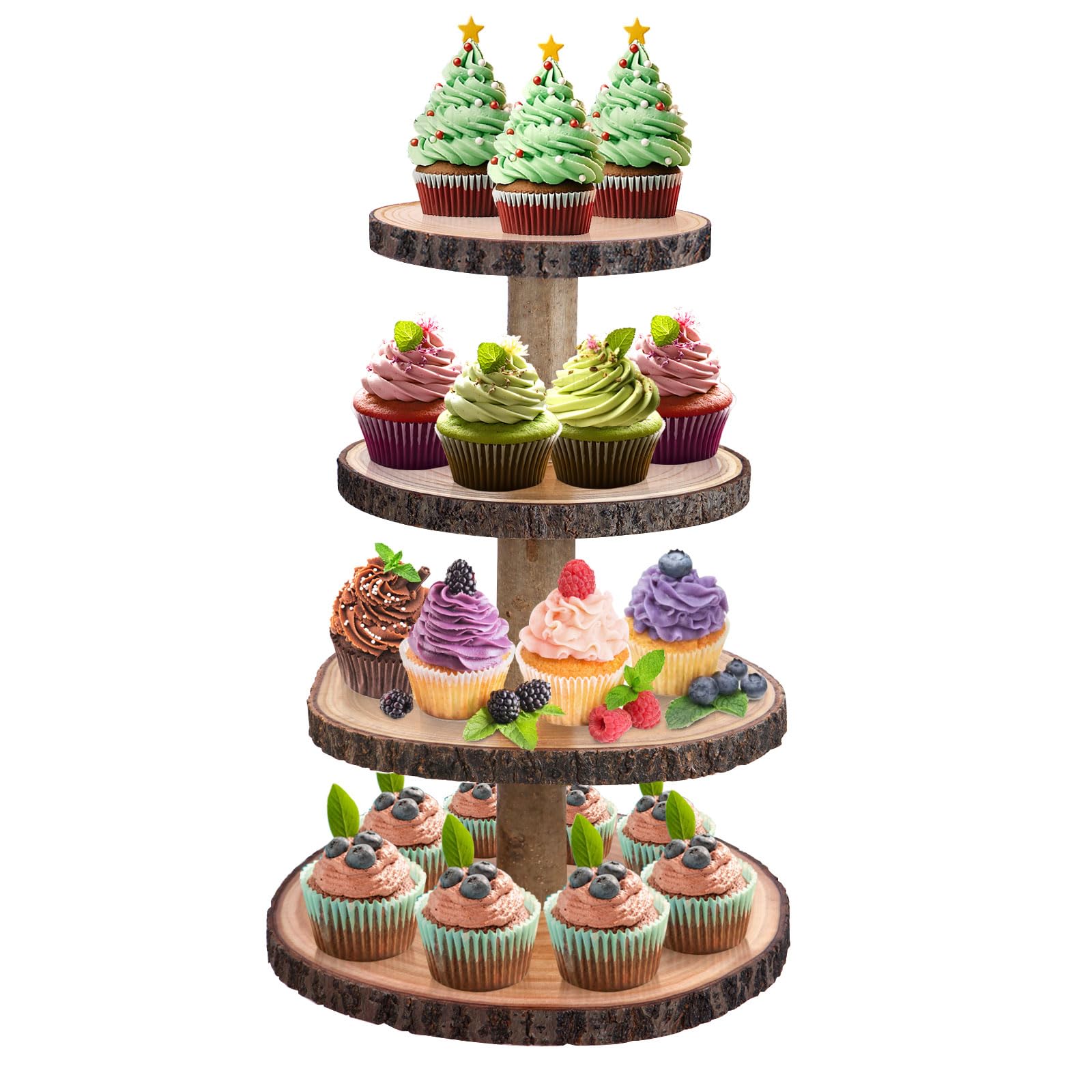 Amazon Rustic Metal Cupcake Stand 3-Tier Serving Tray – Tiered