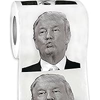 Trump Toilet Papers, Toilet Paper Funny Prank Toilet Roll Paper (Trump Kiss)