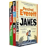Percival Everett 3 Books Collection Set (Dr. No, The Trees &amp; James)