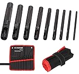 Spurtar Hollow Punch Set 9 Pieces 2.5-10.0mm Heavy