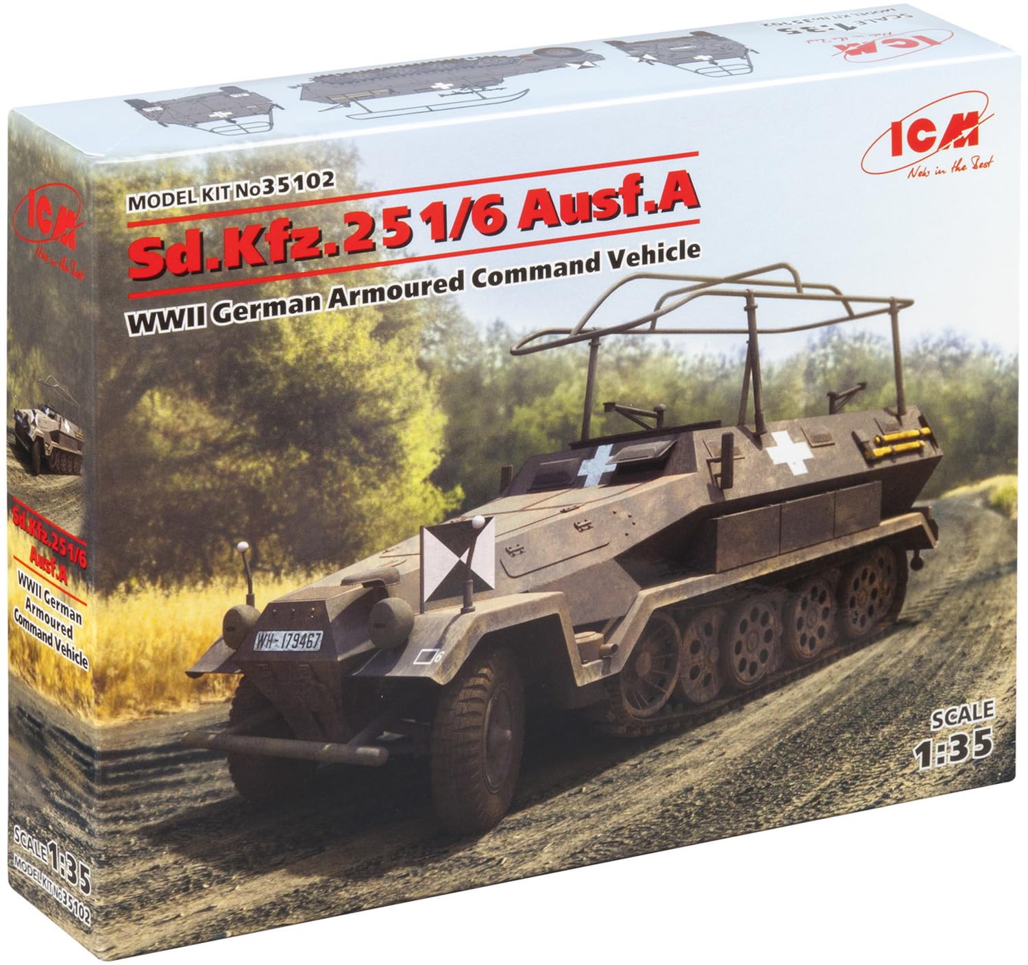 ICM 1:35 - Sd.Kfz.251/6 Ausf. A Armoured Command Vehicle