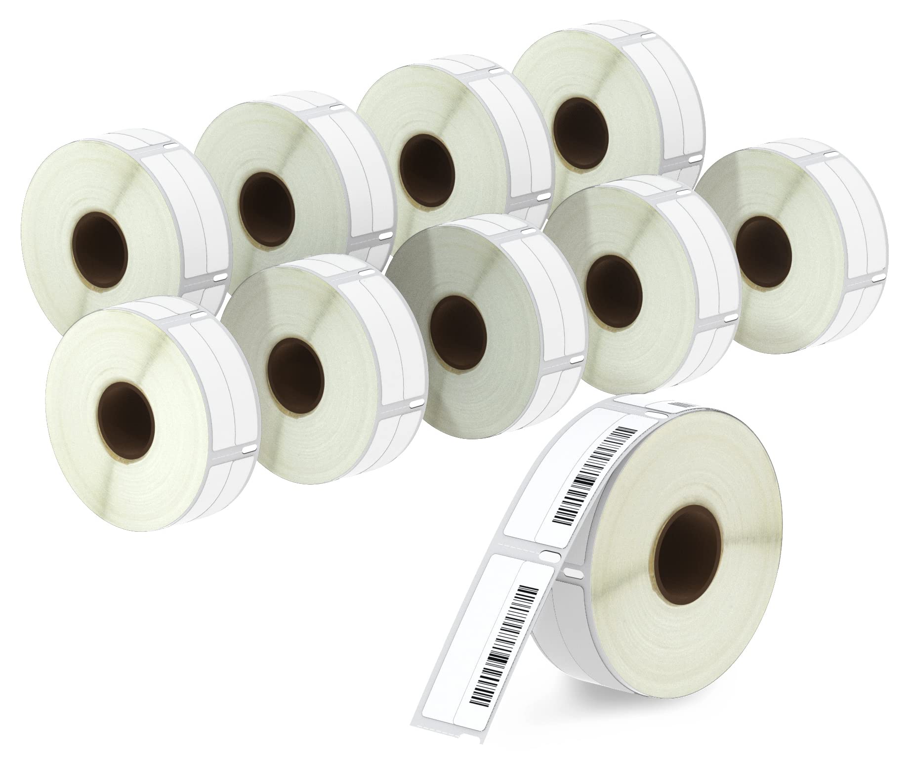 BETCKEY - 10 Rolls 99017 Self-Adhesive Labels Compatible with DYMO S0722460, 12mm x 50mm, 2200 Suspension File Labels Compatible with DYMO LabelWriter 450, 4XL, NOT Fit 550 or 5XL