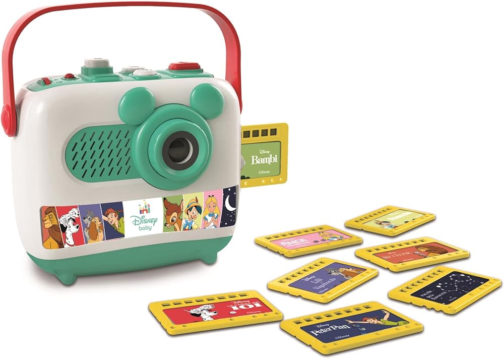 Clementoni Disney Storytime Projector with Narration Nightlight 8 Cards