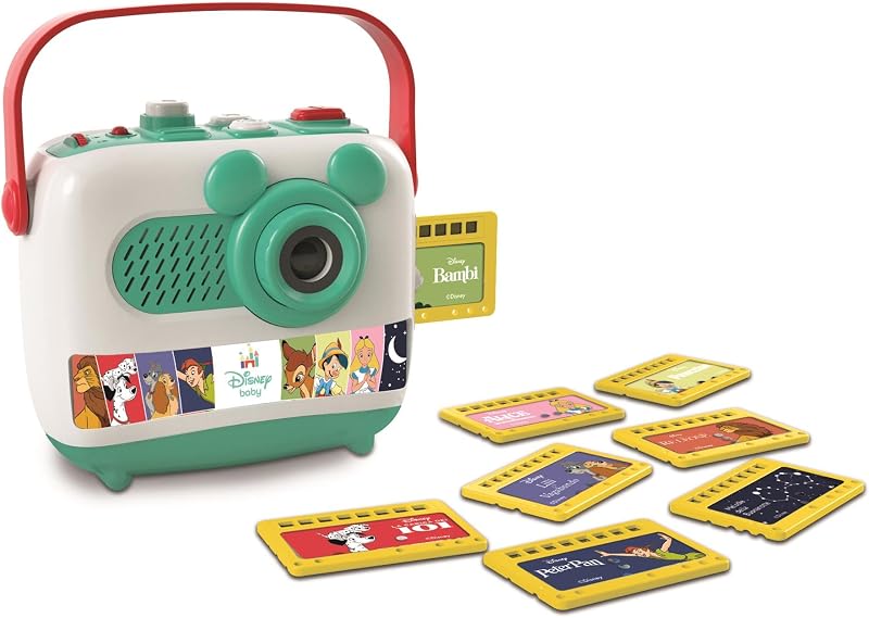 Clementoni Disney Storytime Projector with Narration Nightlight 8 Cards