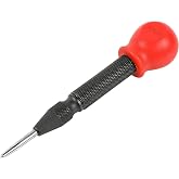 ARES Automatic Center Punch, 5-Inch Adjustable Spring-Loaded, S2 Steel Tip | No Hammer Needed, Just Press for a Perfectly Centered Mark