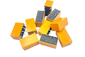DAIER 10Pcs PCB Mount Power Relay Coil DPDT DC 8 Pins Micro PCB Relay