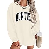DUTUT Gigi Sweatshirts Women Aunt Shirt Mama Sweatshirt Oversized Pullover Hoodies Long Sleeve Mothers Day 2025