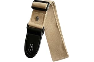 Guitar Strap-Acoustic Electric Guitar Straps,Comfortable Adjustable Cotton Woven with 3 Guitar Picks Holder Ends