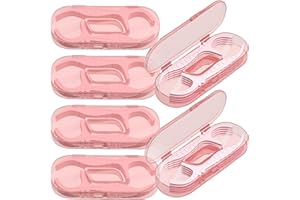 Holy Rose Pink Dental Floss Picks with Micro Travel Case - 6-Box Pack (10 Double String Flossers Each) - Easy Teeth Clean for Adults, Perfect for Home and On-The-Go Flossing