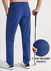 Libin Men's Dress Pants 32" Comfy Business Casual