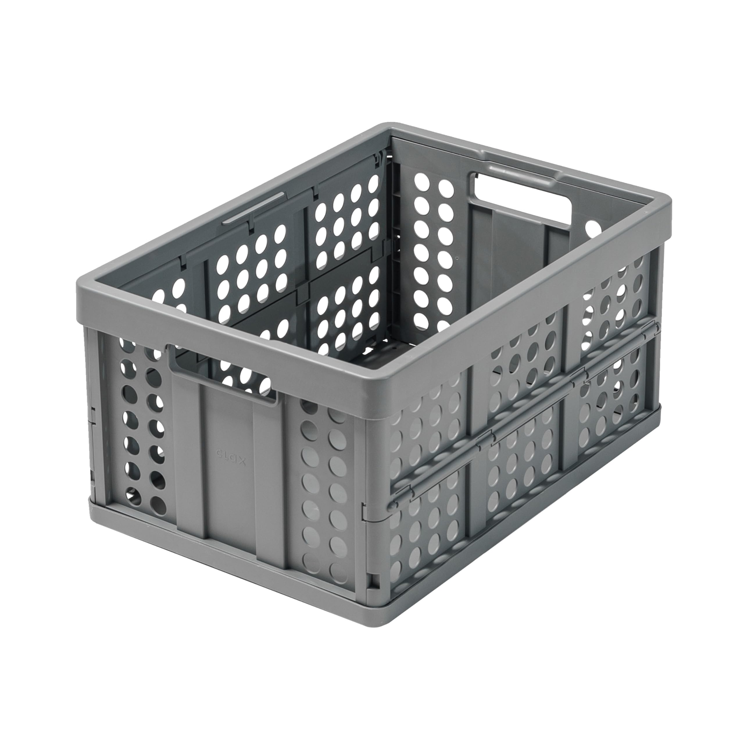 Clax® crate | folding box | basket | 48 qt (12 gal) | grey Image Clax® crate | folding box | basket | 48 qt (12 gal) | grey Image
