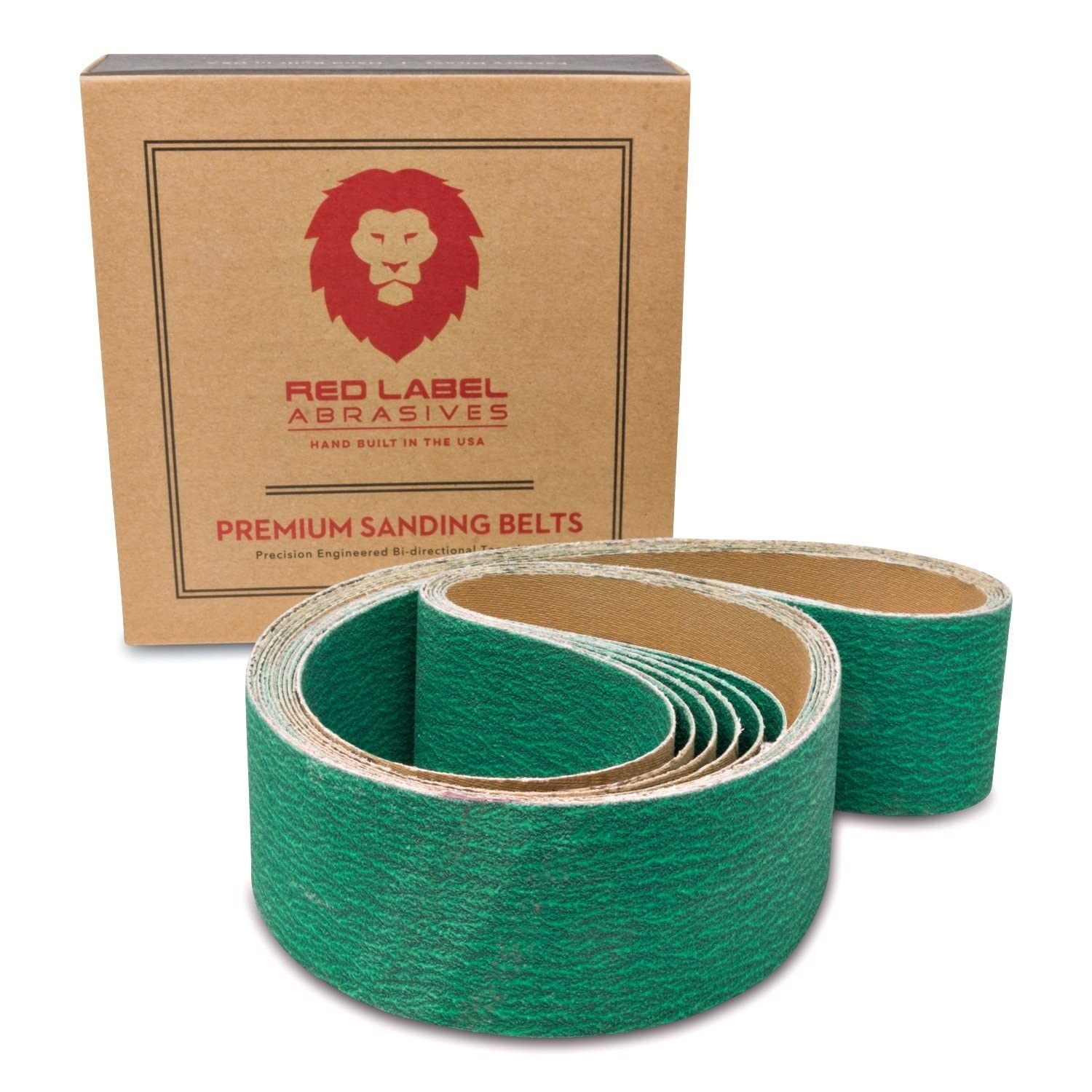 Photo 1 of Red Label Abrasives 2 X 36 Inch 40 Grit Metal Grinding Zirconia Sanding Belts, 6 Pack