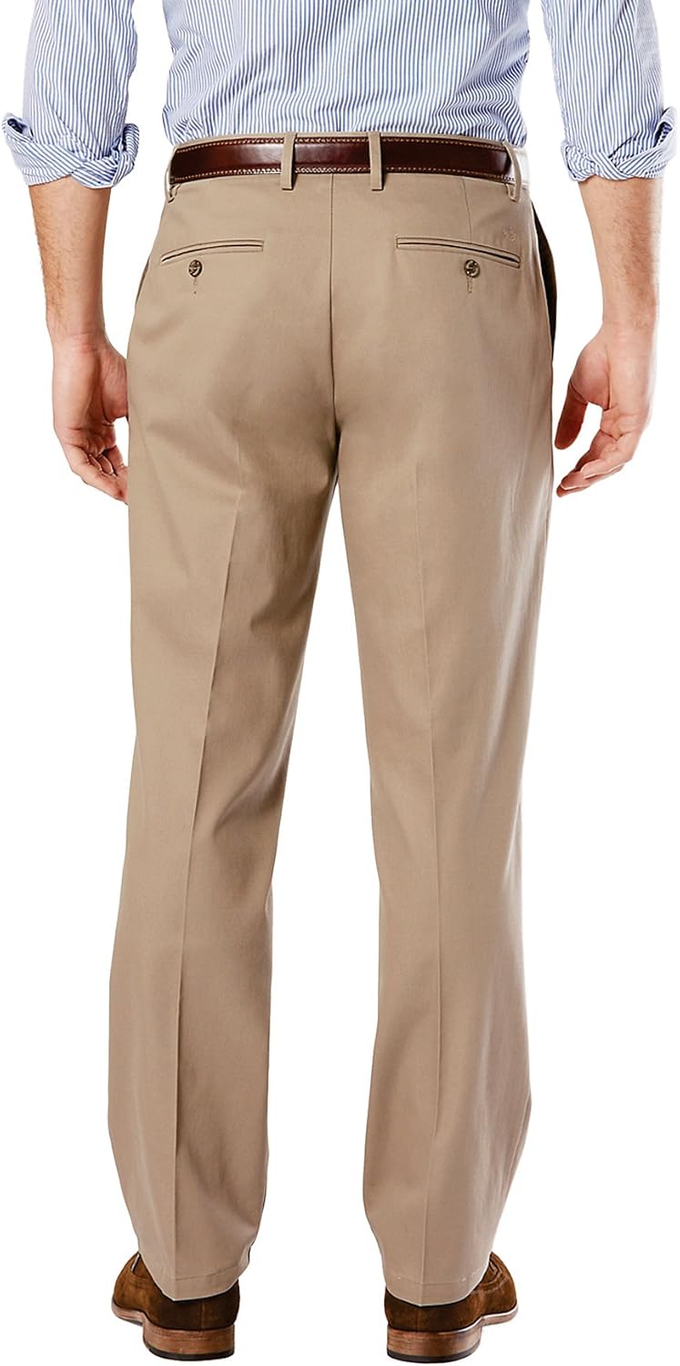 Dockers Men's Classic Fit Signature Khaki Lux Cotton Stretch Pants at  Men’s Clothing store