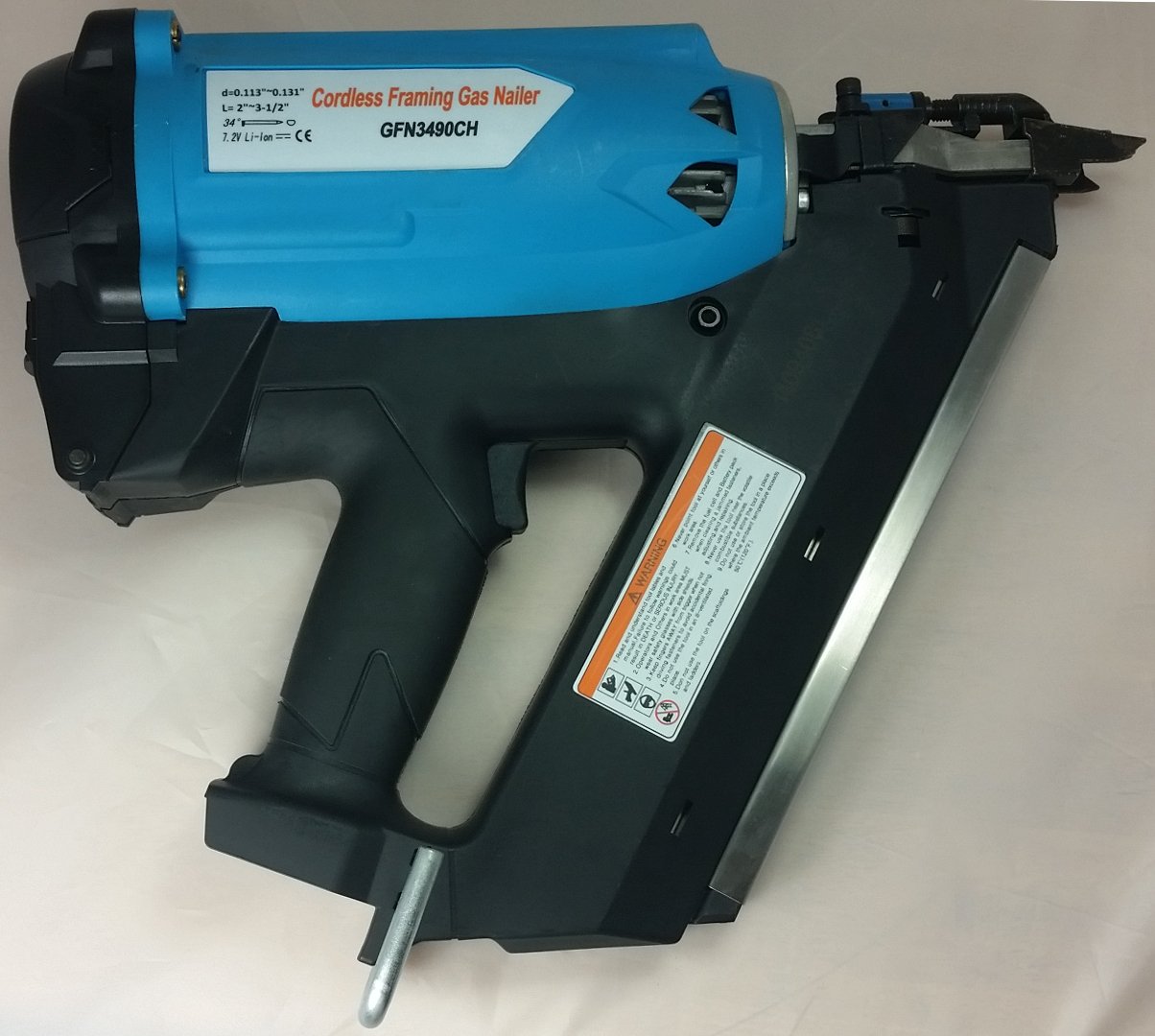 OrionPower OGG3490CH 2inch to 3.5inch GasPowered Cordless Framing Nailer/Nail Gun Buy