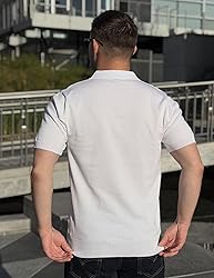 COOFANDY Mens Polo Shirt Short Sleeve Lightweight
