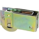 Brixwell Patio Door Roller Assembly, Stamped Steel Housing with Dichromate Finish, 1-1/4" Steel Wheel, 3/4" Width, 1-3/16" Height, Sliding Door Roller for Patio Track