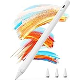 JAMJAKE 5 Mins Fast Charging Stylus Pen for iPad 2018-2025,Palm Rejection Pencil for Apple iPad Compatible with iPad 6/7/8/9/