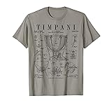 Grandio Design Vintage Patent Drawing Gifts Timpani