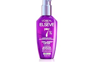 Elseve Collagen Lifter Leave-in Sérum Capilar Para Cabelos Finos Injeção de Massa com Peptídeos de Colágeno Aumenta o Volume em 61% e Encorp