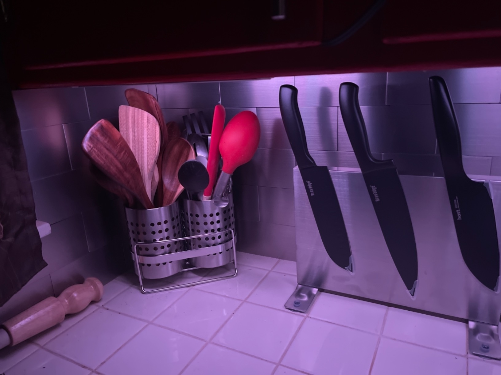 PremiumRacks Utensil Holder Stainless Steel Customizable Removab