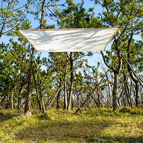 Yeanee 90% Weiß Sonnenschutznetz Garten Schattiernetz Sonnensegel,Sonnenschutz Netz für Garten Blumen und Pflanzen,2x3m… – Bild 3