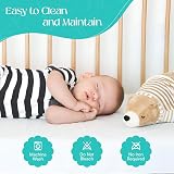 Sasma Home 2x Cot Bed Fitted Sheets 100% Cotton 70x140cm Soft view 8