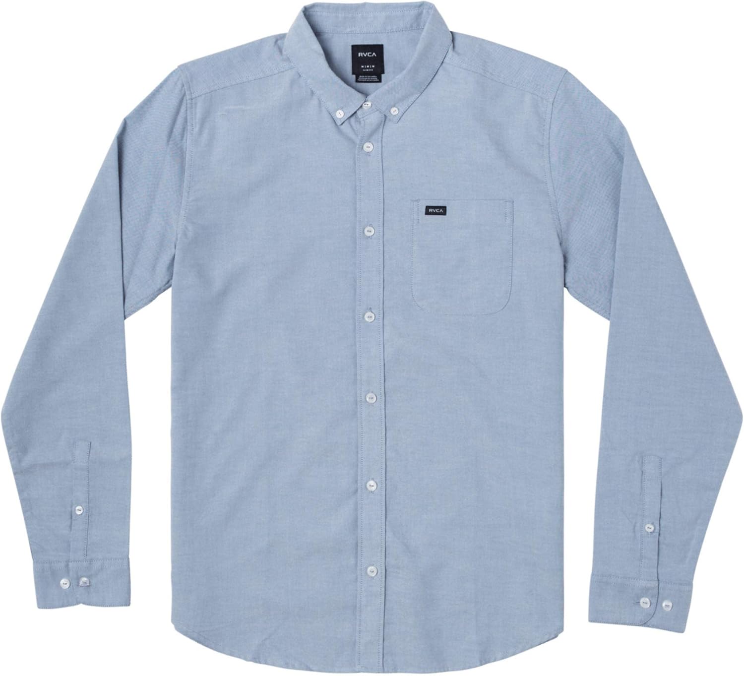 RVCA Men's That'll Do Stretch Long Sleeve Shirt: Clothing