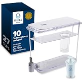 Brita X-Large 27 Cup Water Pitcher Dispenser, Includes 1 Filter, White | WQA and NSF/ANSI Certified, Reduces Chlorine, Copper, Mercury &amp; Cadmium, Lasts 2 Months, Household Essential