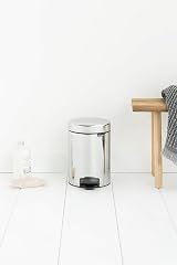 Brabantia NewIcon Pedal Bin 3 L Brilliant Steel Soft Closure view 5