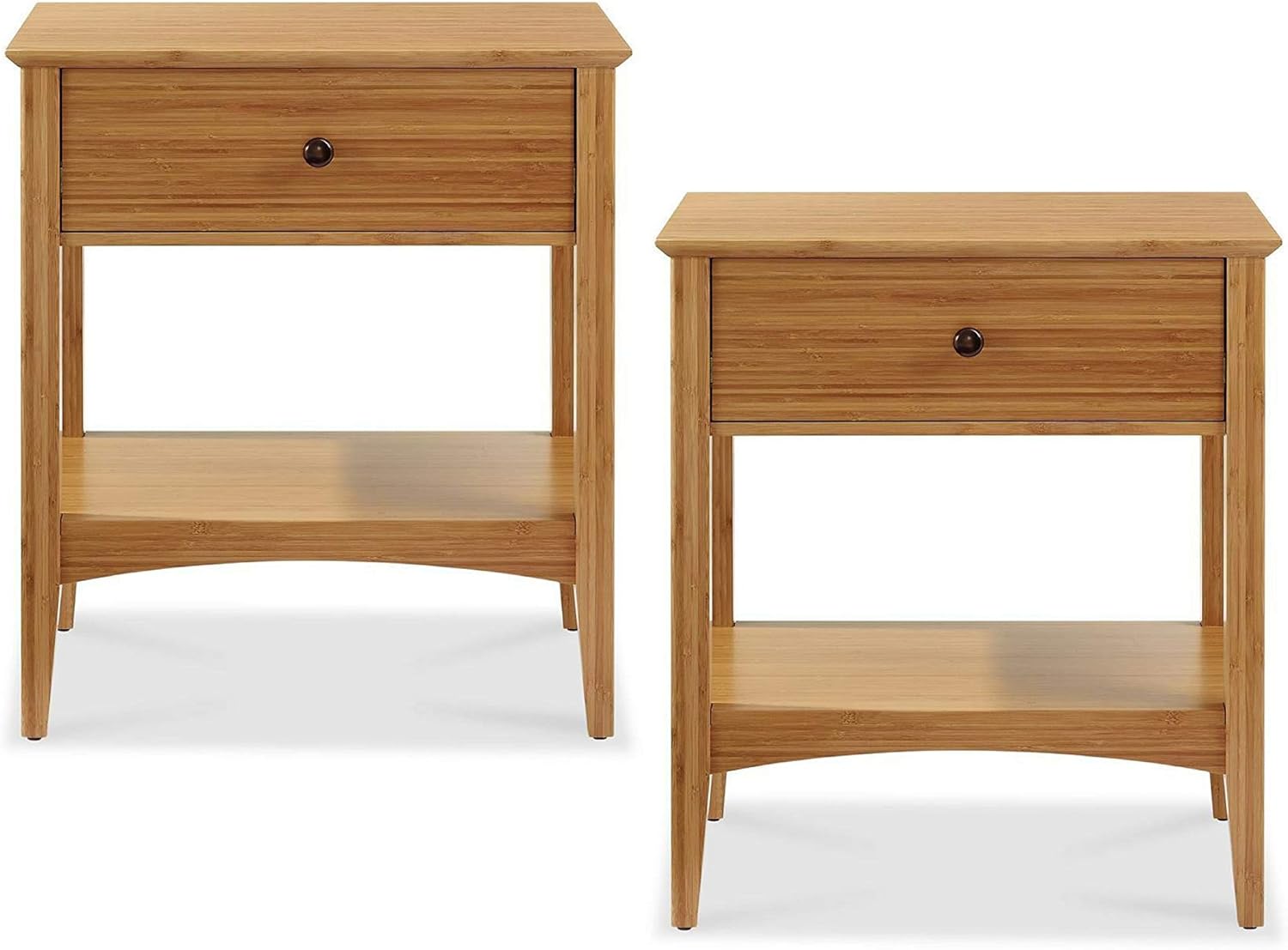 Amazon Com Greenington Willow Bamboo Nightstand Set Of 2 Kitchen Dining
