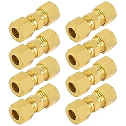 MuHize Brass Compression Union for 1/4