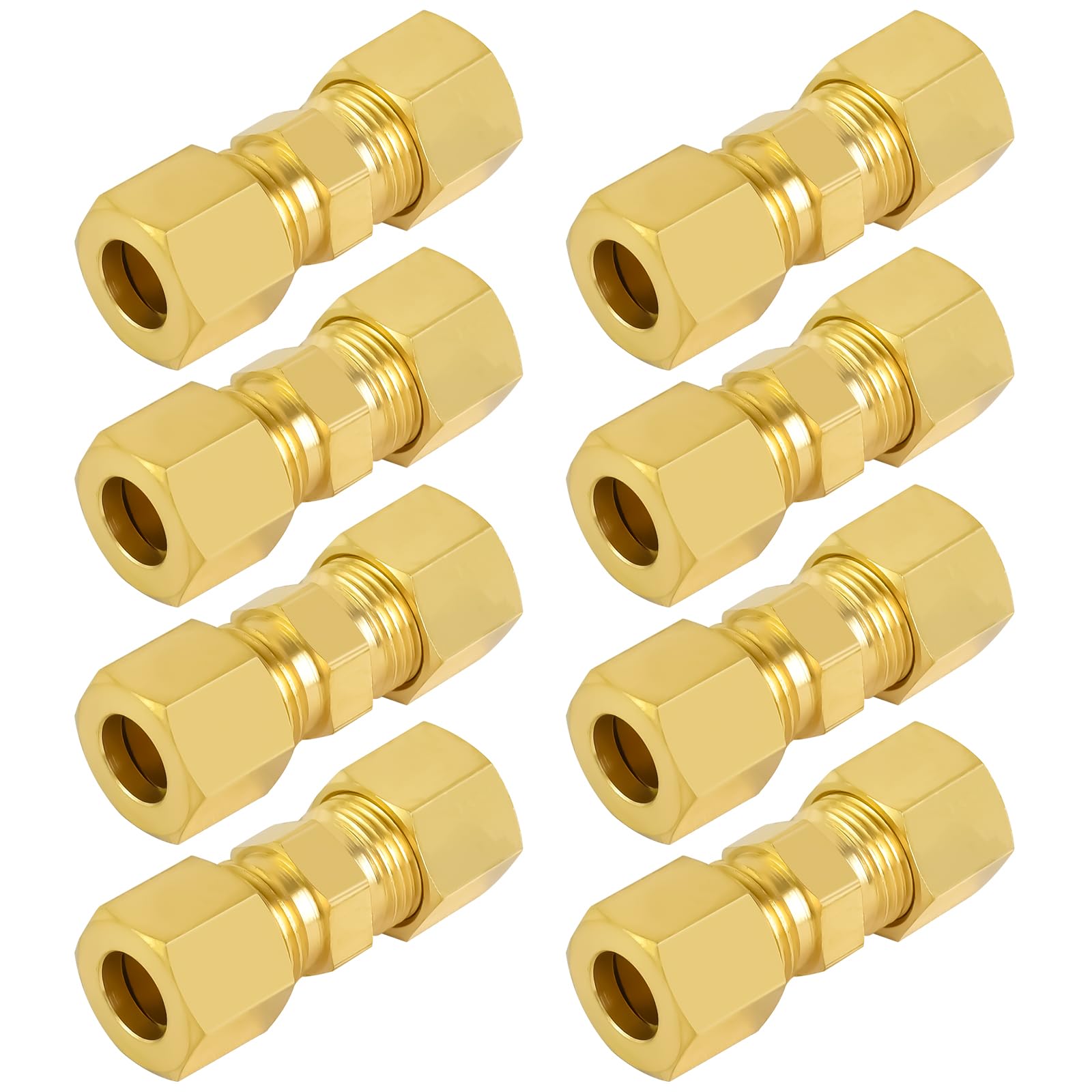 MuHize Brass Compression Union for 1/4