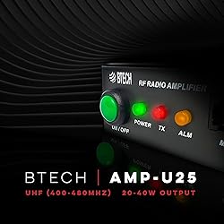 BTECH AMP-U25 Amplifier | 20-40W Power Boost for
