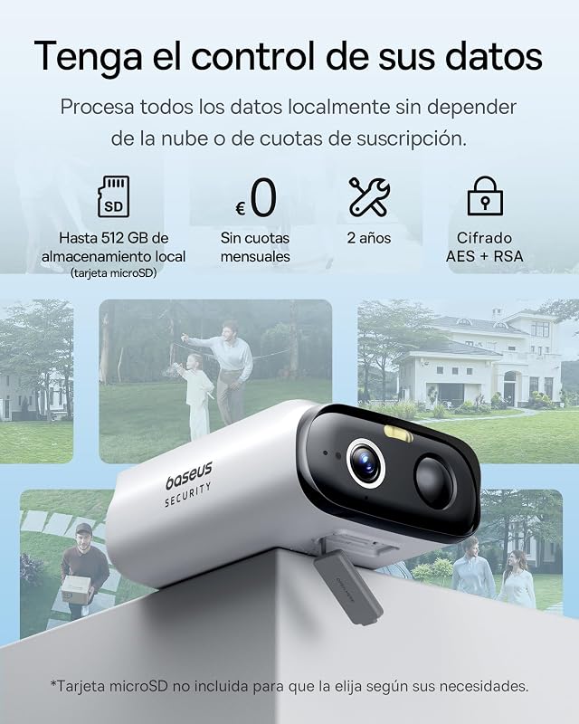 Security S1 Lite Solocam Camara Vigilancia WiFi Exterior Solar IP67