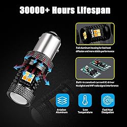 BRISHINE 1157 Switchback LED Bulbs Extremely Bright