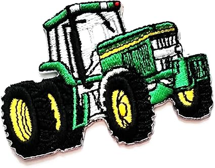 Ecusson Mignon Vert Pour Retroviseur De Tracteur De Dessin Anime Enfant Enfant Etudiant Gilet Veste Motard Motard Cycliste Tatouage Veste T Shirt A Coudre Thermocollant Brode Amazon Fr Sports Et Loisirs