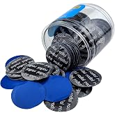 Flylin 80 Pcs 58mm Tire Repair Patch Round Universal Cold Patch Kit | Tire and Tube Patch Repair Kits High Adhesion Rubber Patches Tyre Puncture Repair Fast Repair for Car/Truck/Motorcycle/Bike