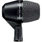 Shure PGA52 Dynamic Microphone - Swivel-Mount Kick-Drum with Cardioid Pick-up Pattern, No Cable (PGA52-LC)