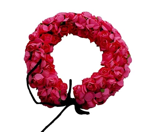 Buy Confidence Artificial Beautiful Flower Gajra Hair Bun Styling